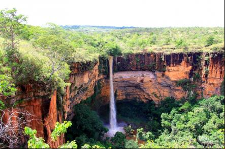 Uma das cachoeiras da Chapada - foto: Rafael Soares (Licen